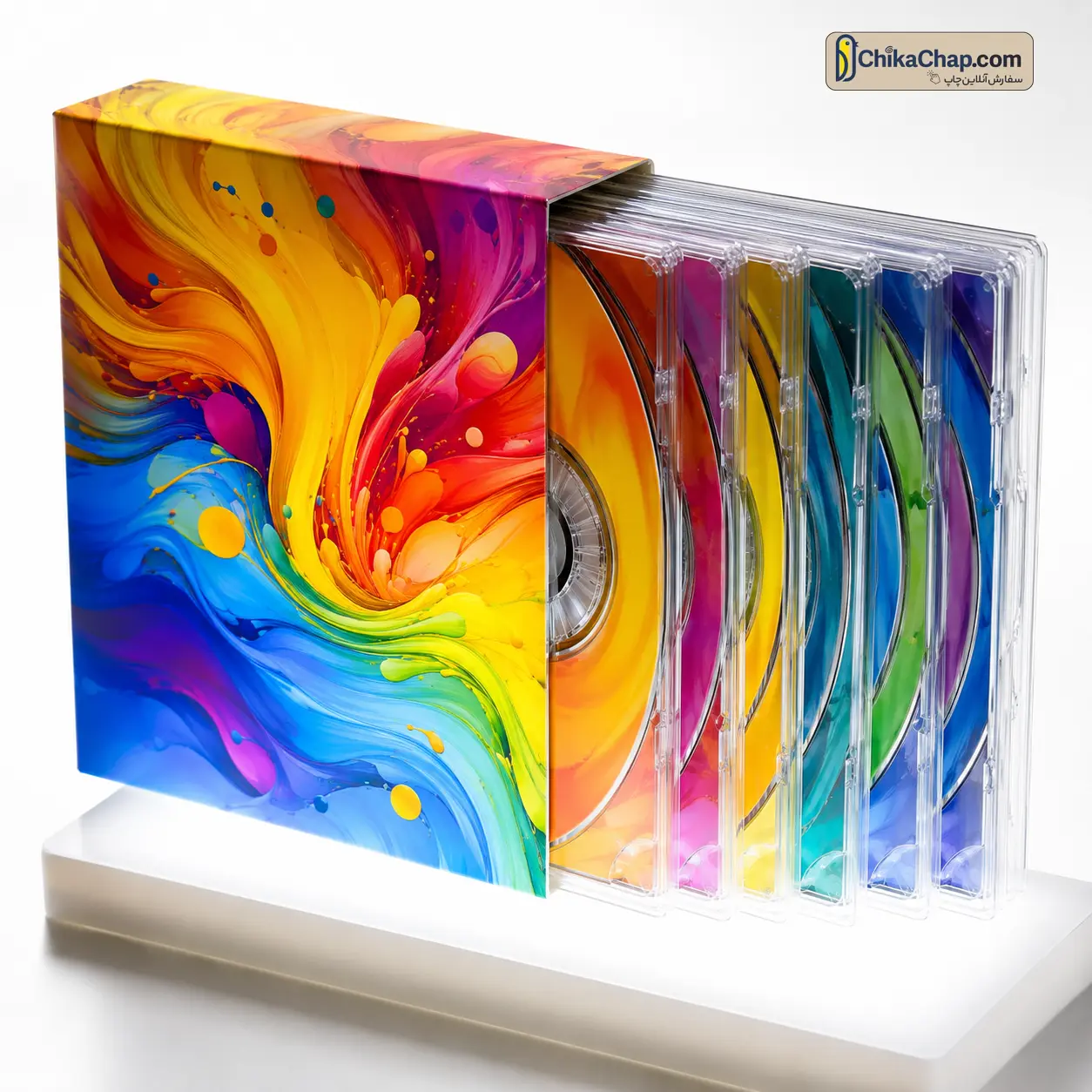 قاب CD و DVD (تکی تا 12تایی)، کاور ضدخش و سلفون دیسک